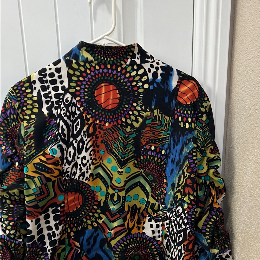 Erin London Multicolor Patterned Jacket - Picture 6 of 6